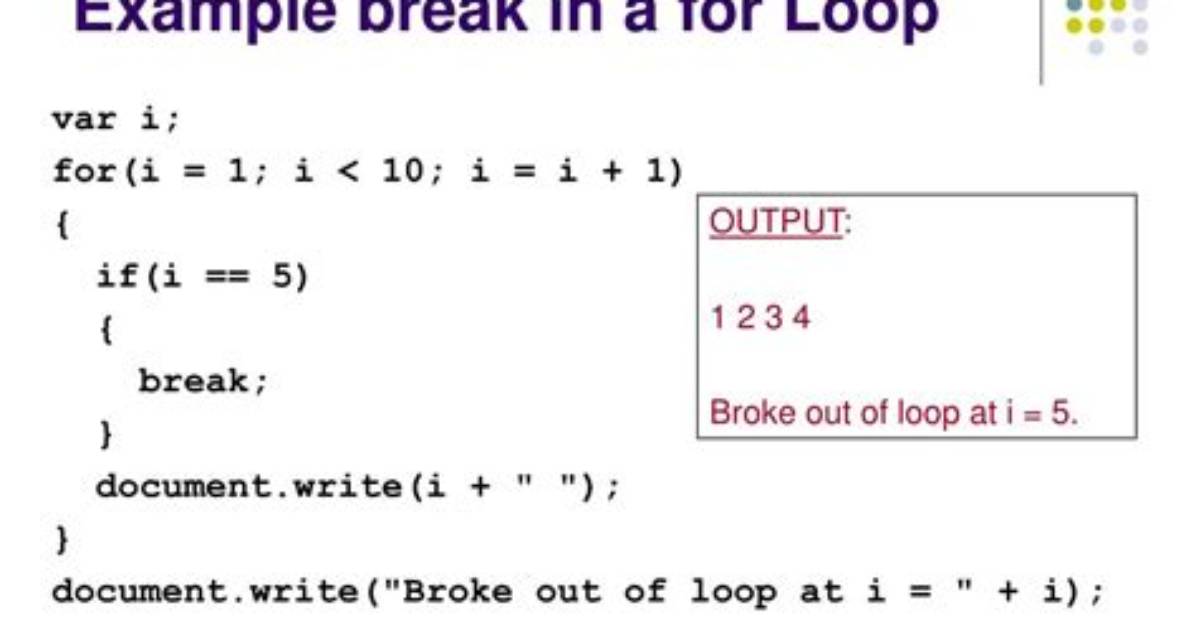 R: Break for Loop