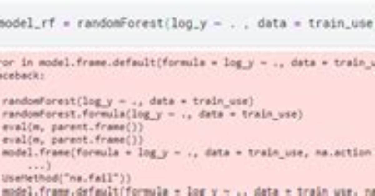 R - Error "Variable Lengths Differ"