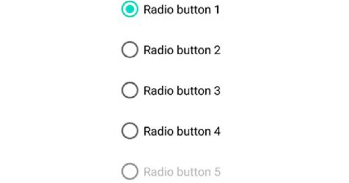 Radio Buttons Are Not Getting Selected When Clicked
