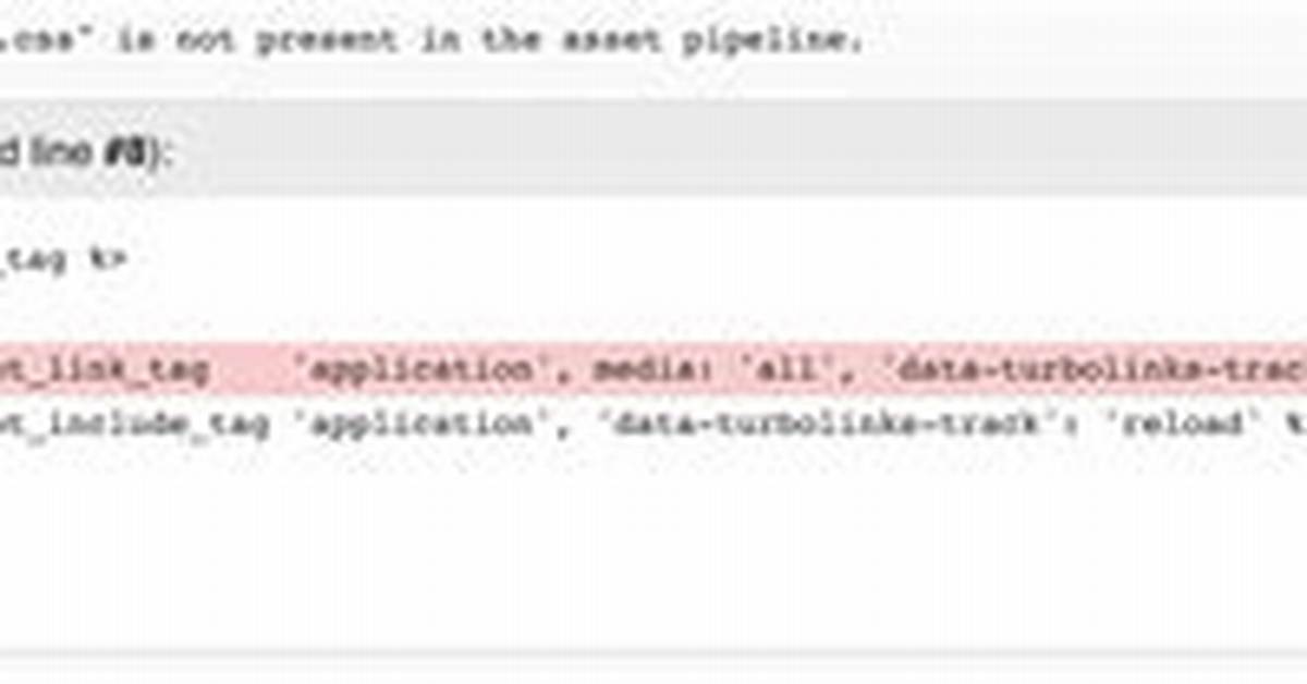 Rails: Application. Css Not in Asset Pipeline