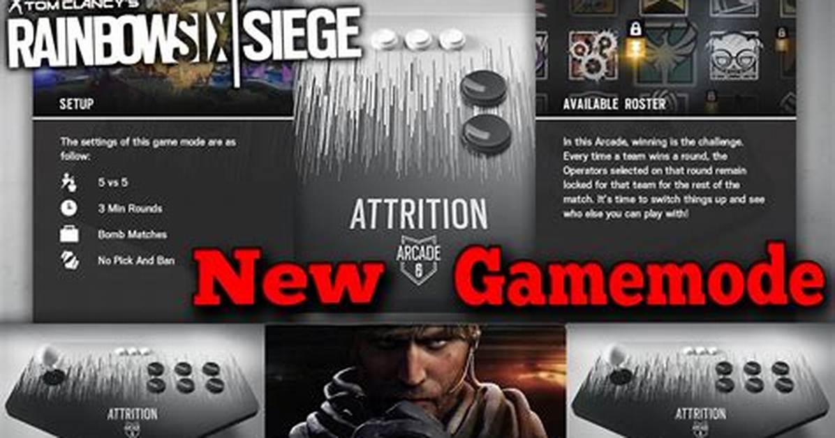 Rainbow Six Siege New Arcade Mode Attrition Is Now Available