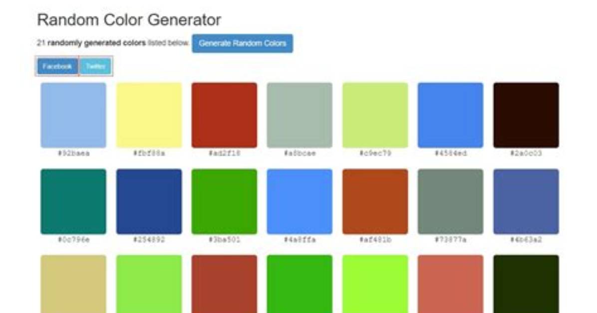 Random Color Generator