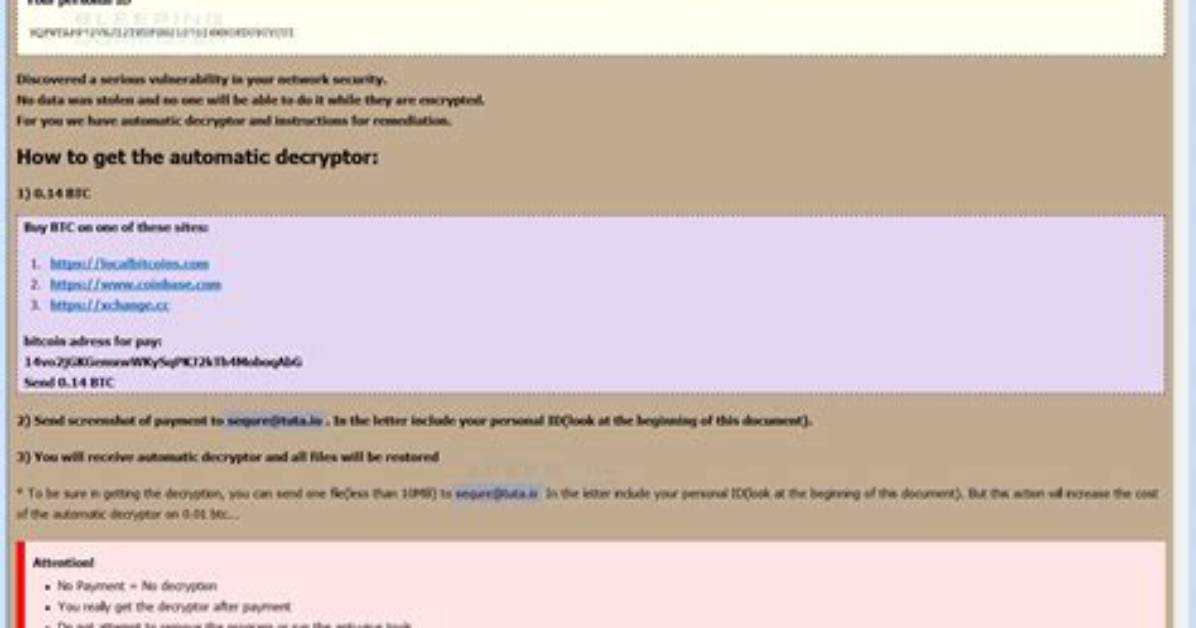 Ransom. Cryptconsole.4