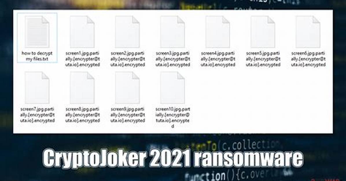 Ransom. Cryptojoker