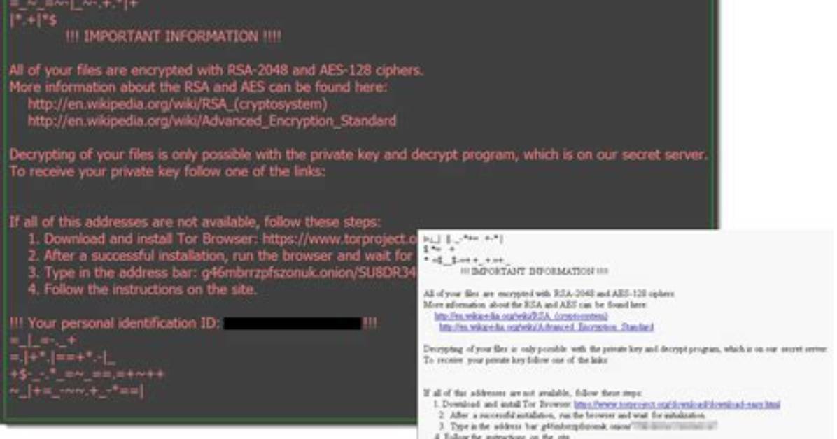 Ransom. Locky