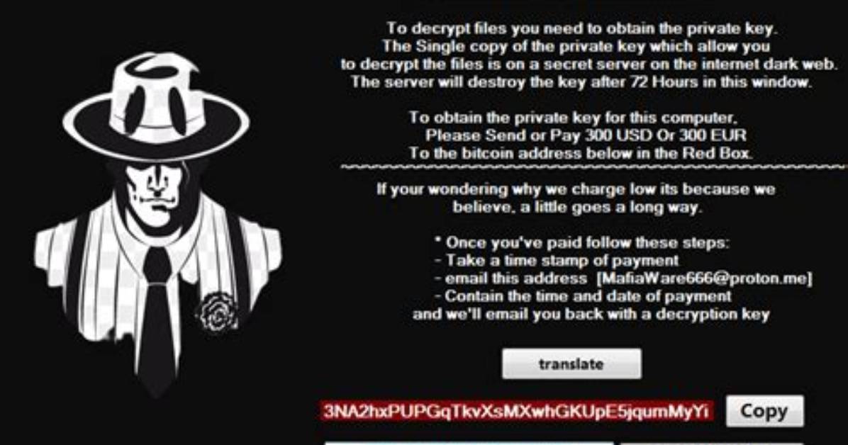 Ransom: Msil/Cryptolocker! Msr