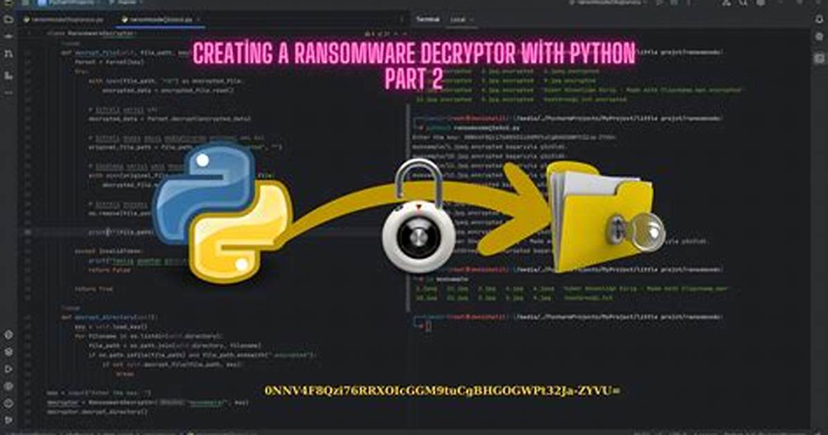 Ransom: Python/Encryptor. Bc