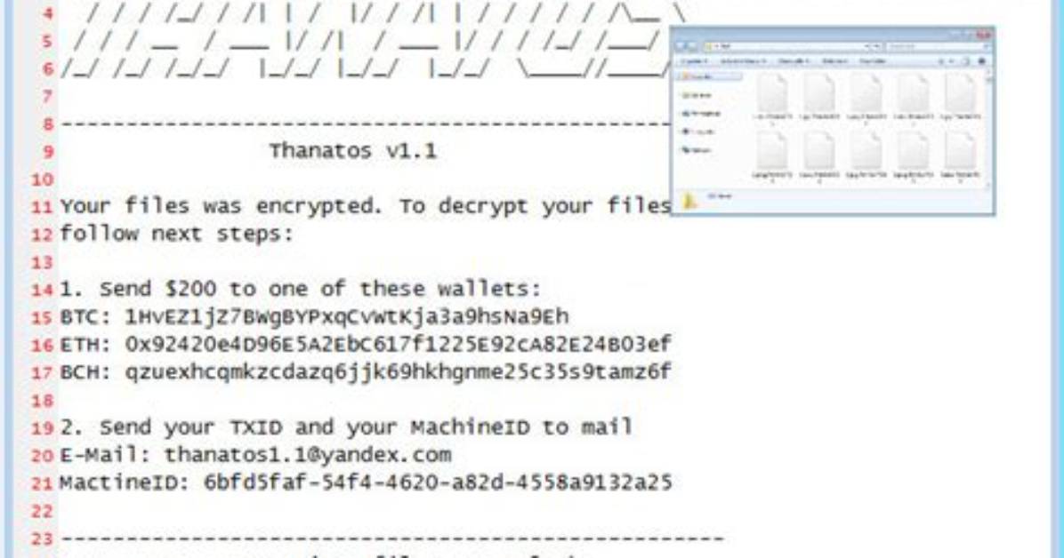 Ransom. Thanatos