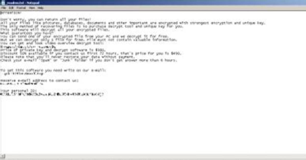 Ransom: Win32/Ergop. D