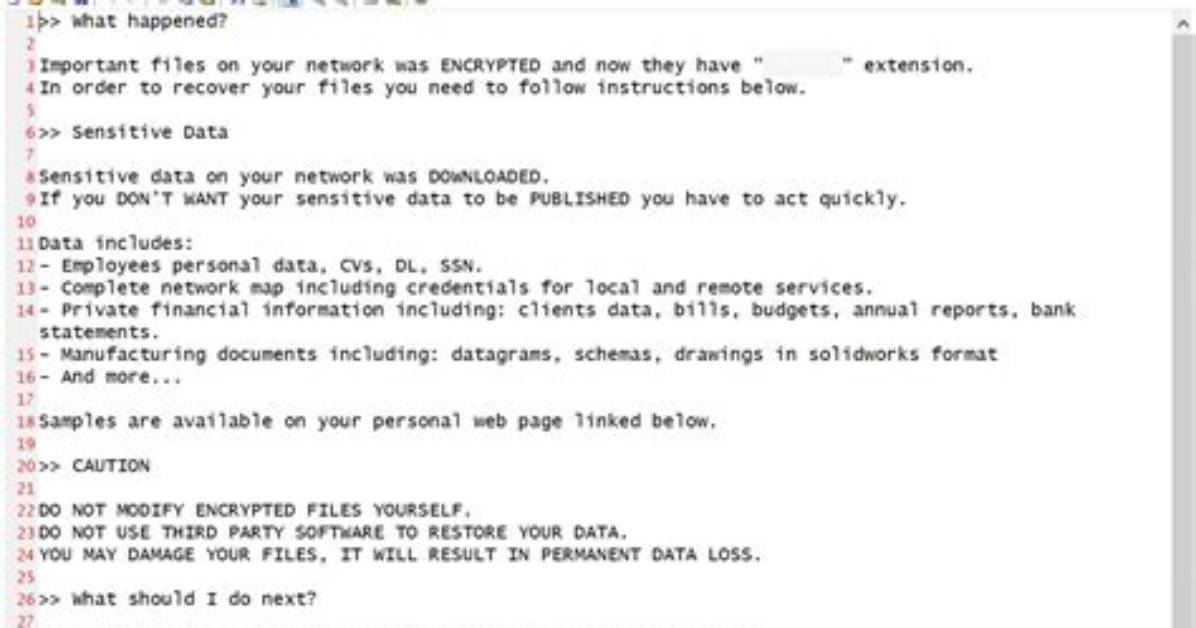 Ransom: Win32/Filecoder. P! Msr