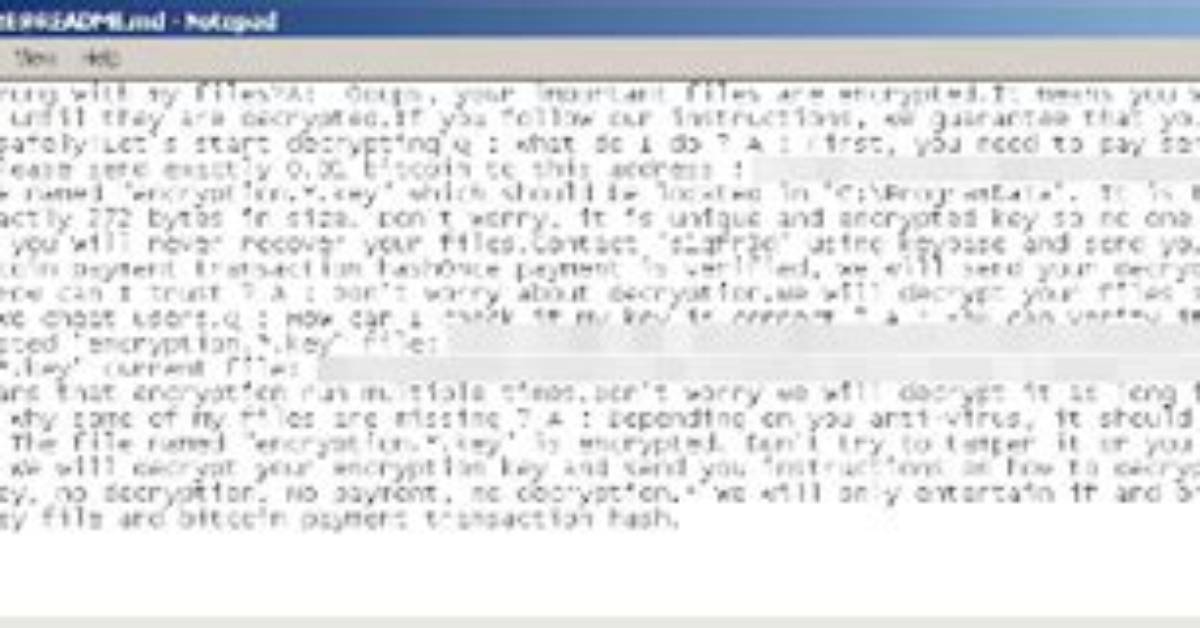 Ransom: Win32/Hydracrypt. B