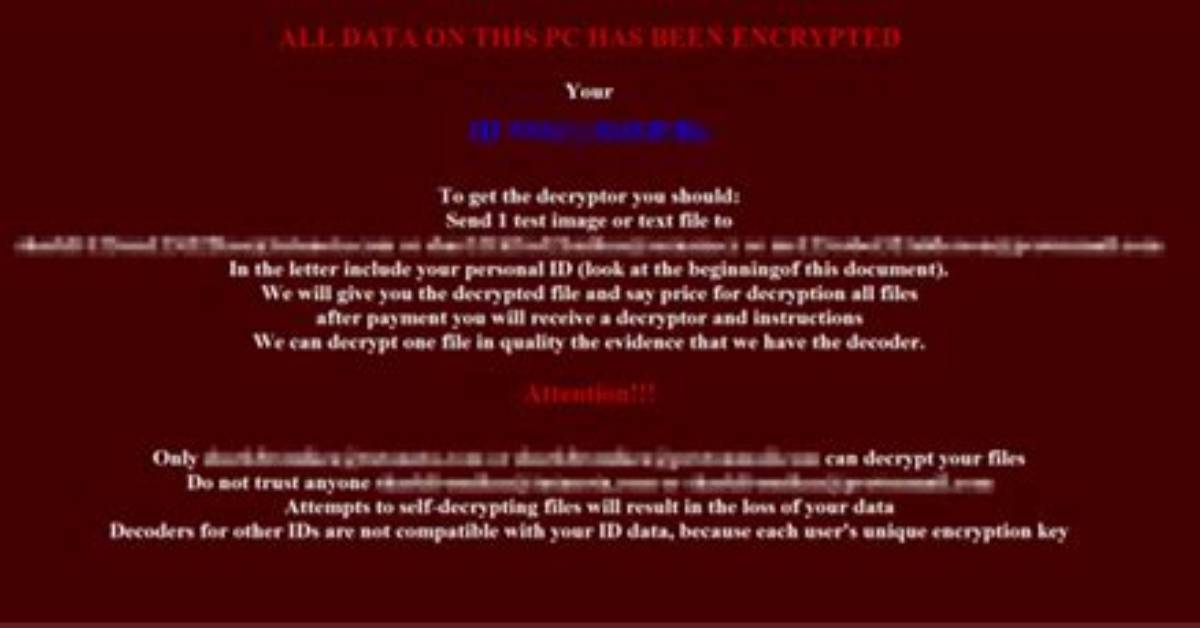 Ransom: Win32/Lockcrypt