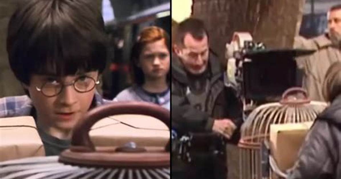 Rare Footage Showing How Harry Potter Filmed Platform 9 3/4 Scene Is Anything but Magic