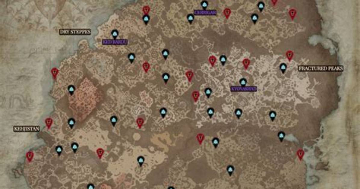 Rare Monsters, Diablo Iv Points of Interest