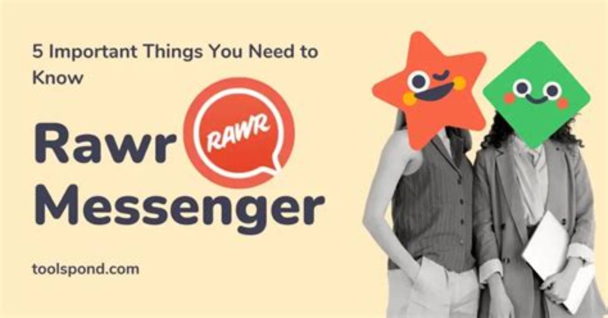 Rawr Is a Messenger App Where You Become a Virtual 3D Avatar and Control the Weather