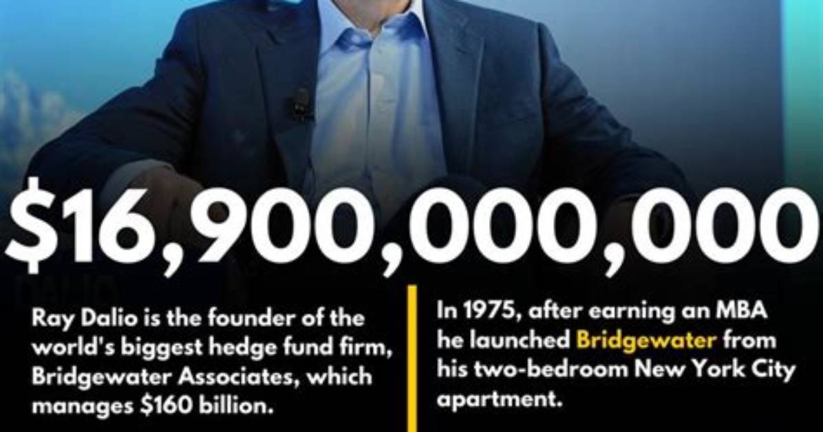Ray Dalio Net Worth – $16 Billion