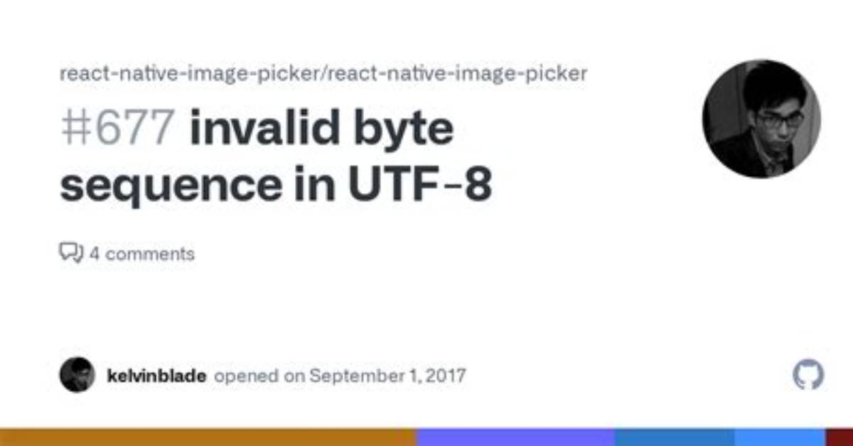 React-Native Invalid Utf-8 Detected While Trying to Read a Image File