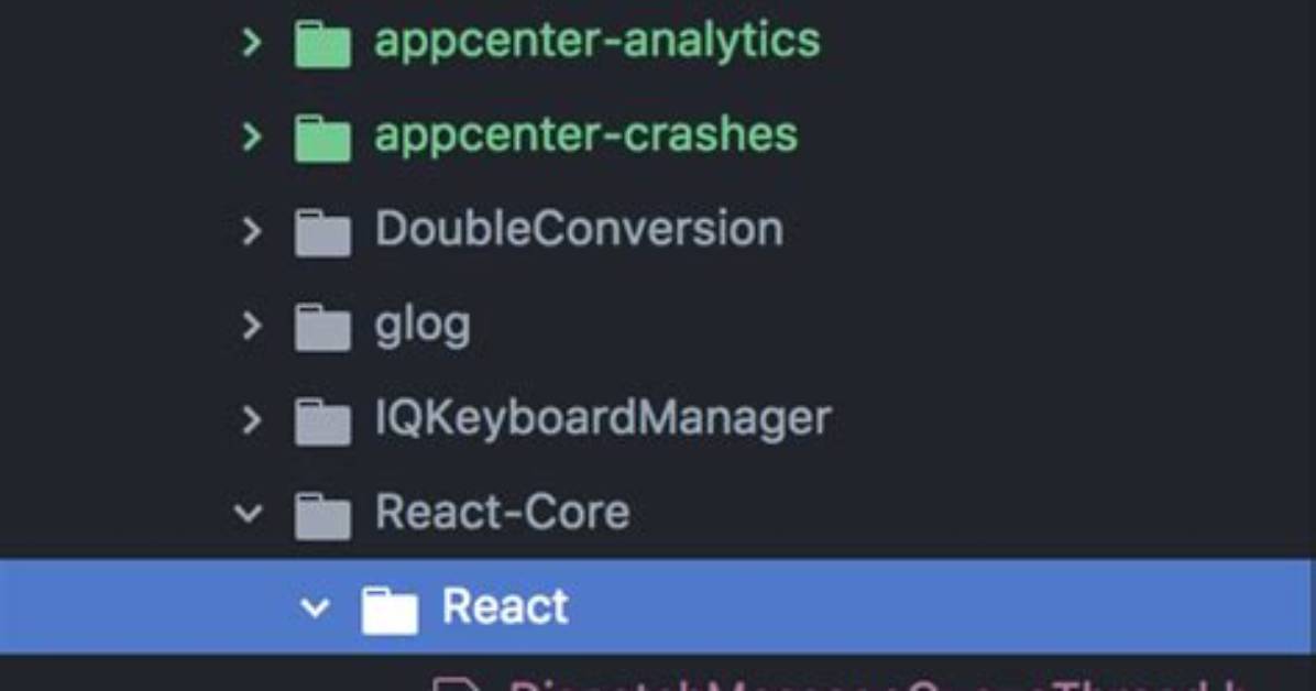 React/Rctbridgedelegate. H' File Not Found
