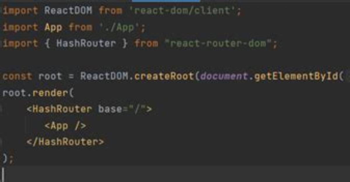 React Route Shows Blank Page