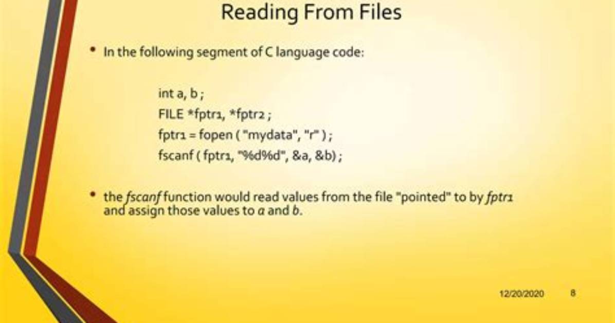 Read File Without Fopen() (C Language)