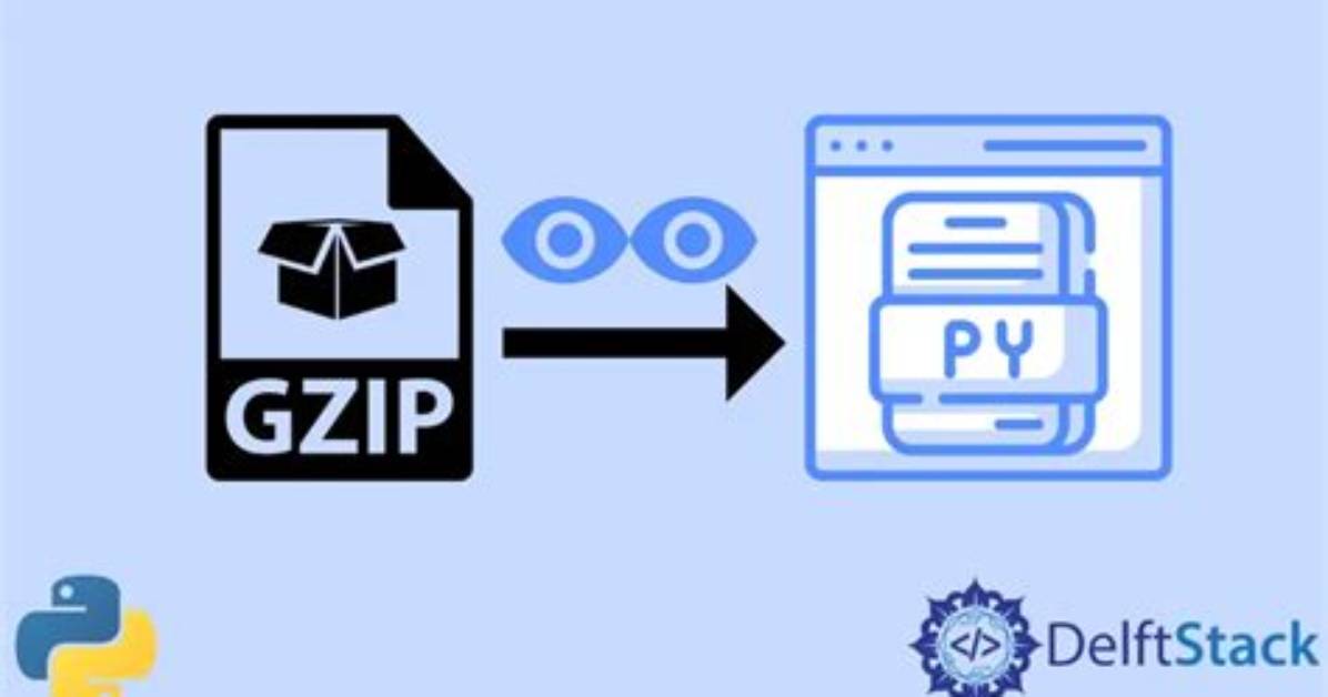 Read from a Gzip File in Python