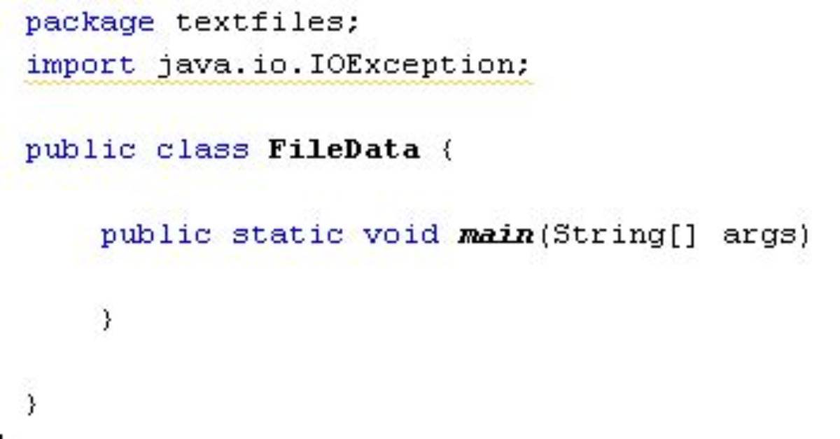 Reading a Plain Text File in Java