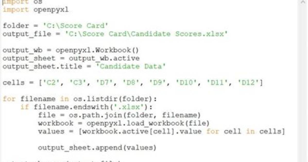 Reading an Excel File in Python Using Pandas