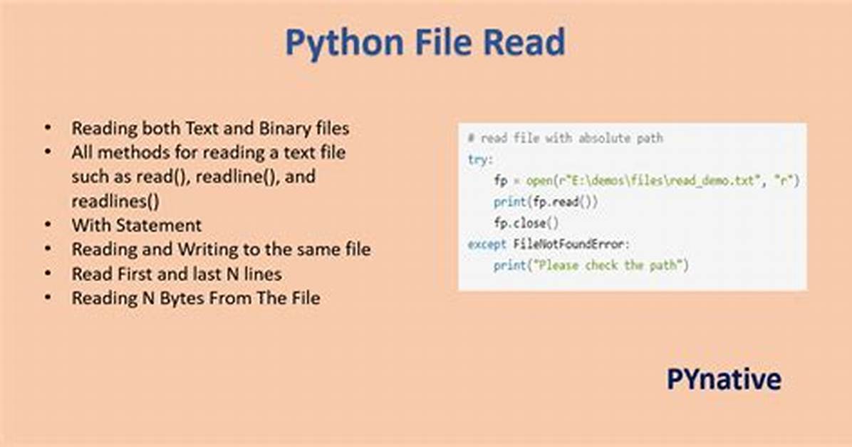 Reading from File Using Read() Function