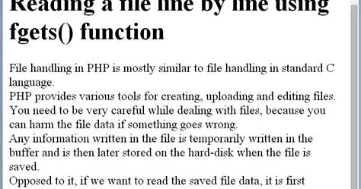 Reading Text-File Until Eof Using Fgets in C