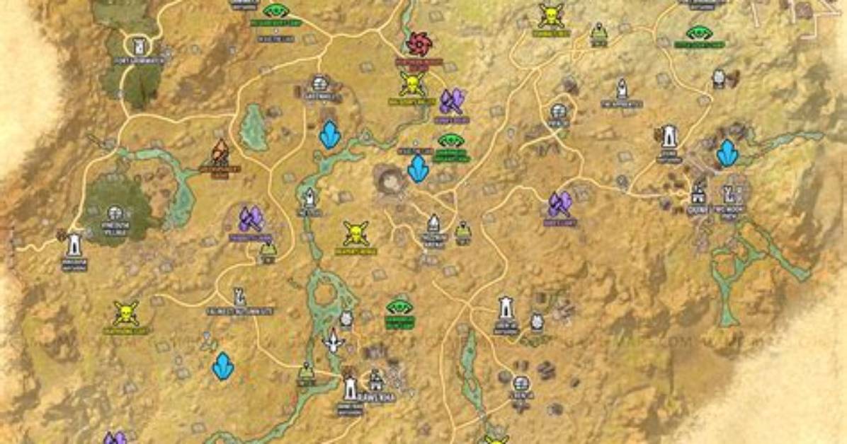 Reaper's March Map - the Elder Scrolls Online (Eso)