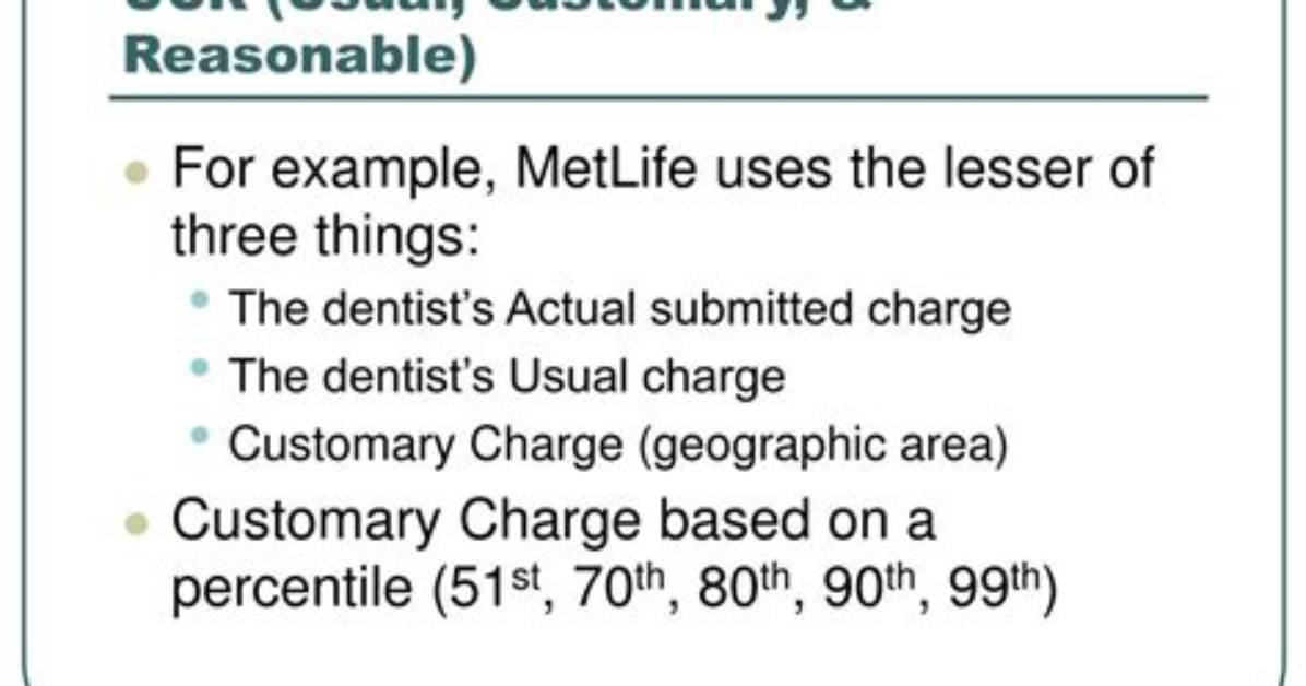 Reasonable and Customary Charges - How to Discuss