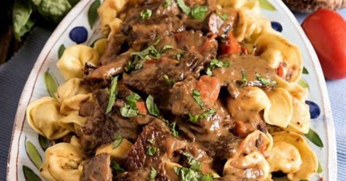 Recipe: Braised Beef and Tortellini