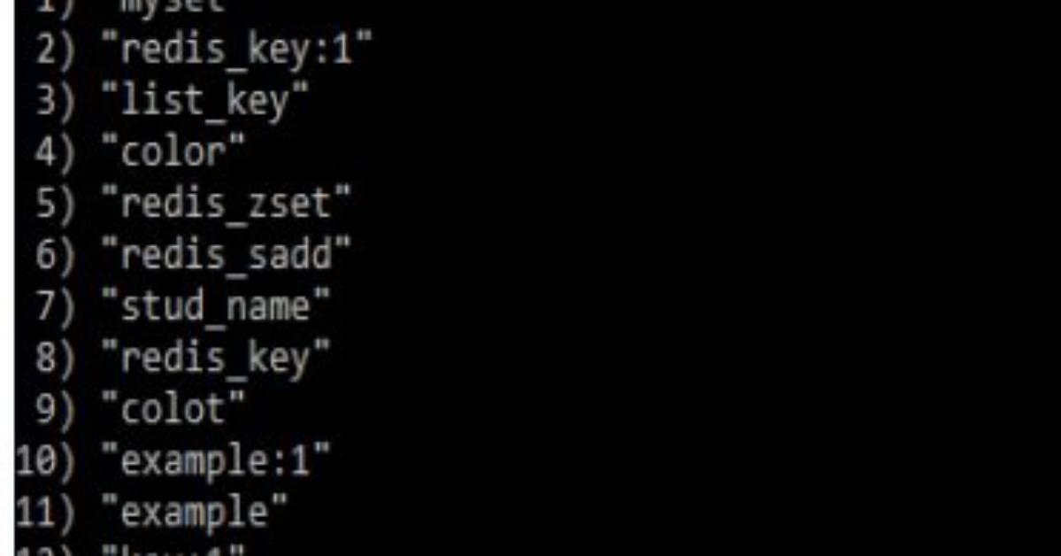 Redis / Get All Keys & Values from Redis with Prefix