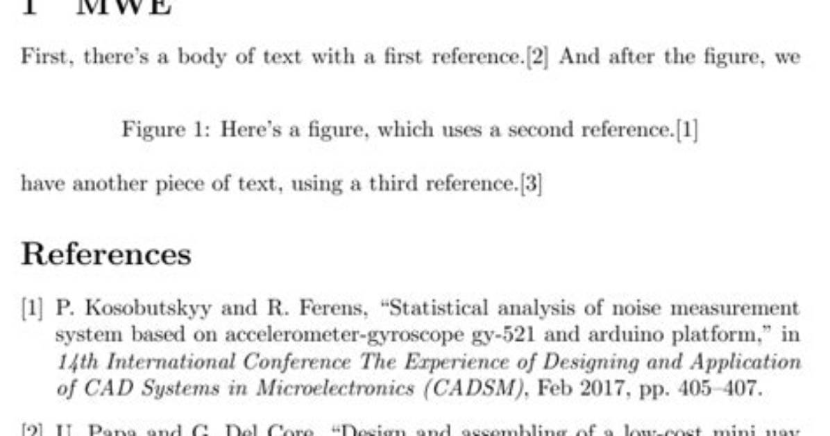 Referencing Figures in Latex