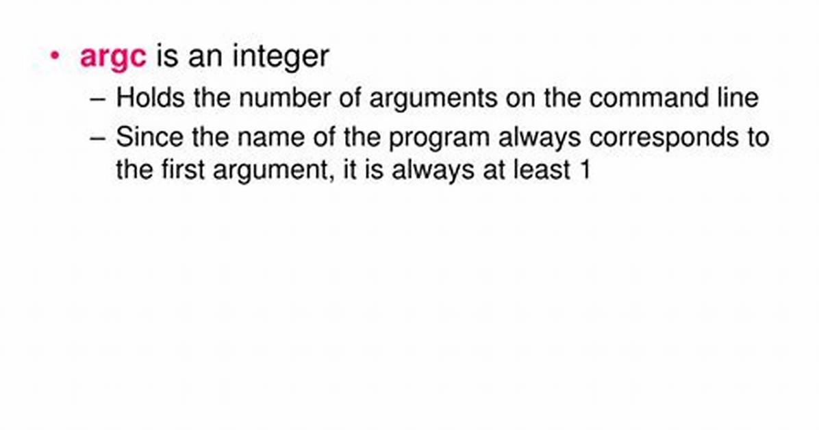 Regarding 'Main(Int Argc, Char *Argv[])' [Duplicate]