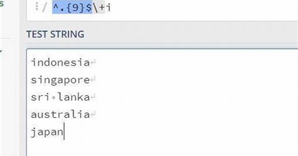 Regex Match All Characters Between Two Strings
