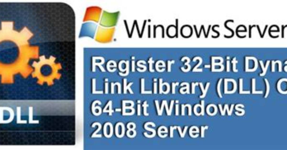 Register Dll File on Windows Server 2008 R2