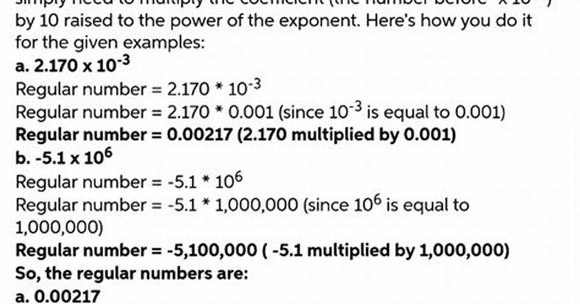 Regular Notation