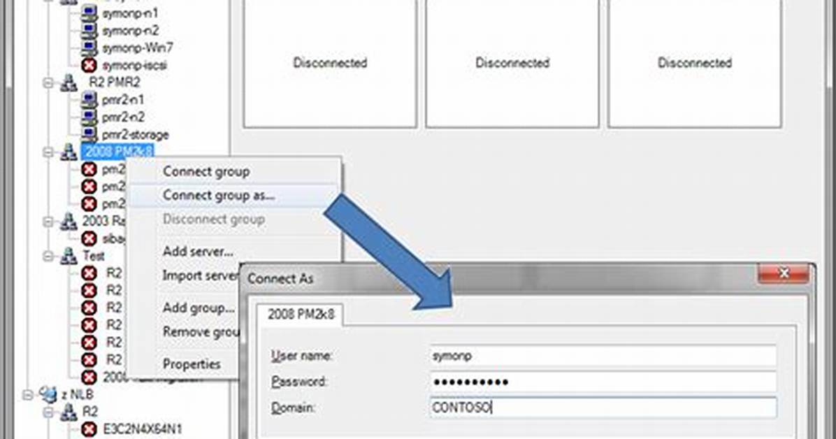 Remote Desktop Connection Manager Delete Profile