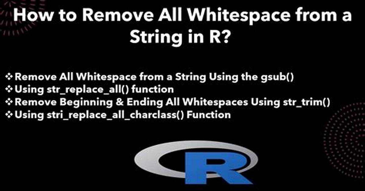 Remove All Whitespace in a String