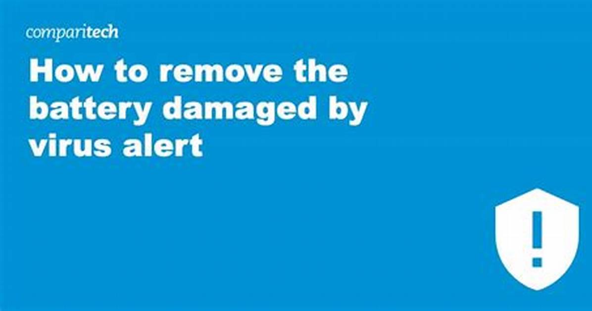 Remove Battery-Alert. Com Virus — How to Fix Guide