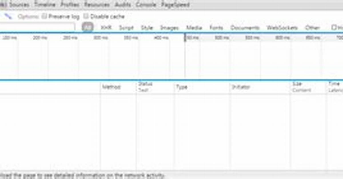 Remove Chrome Network Timeline