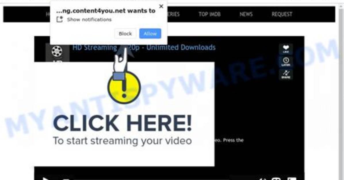 Remove Content4You. Net Pop-up Virus — How to Remove?