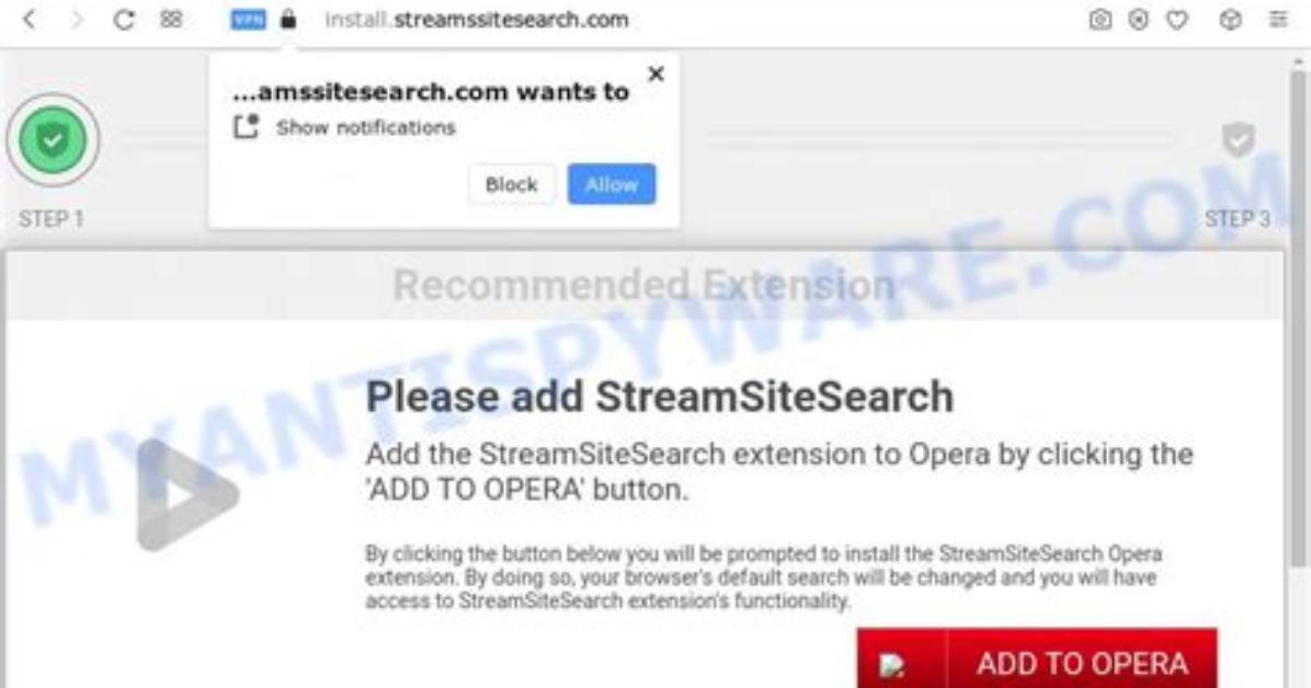 Remove Install. Streamssitesearch. Com Pop-up Virus — How to Remove?
