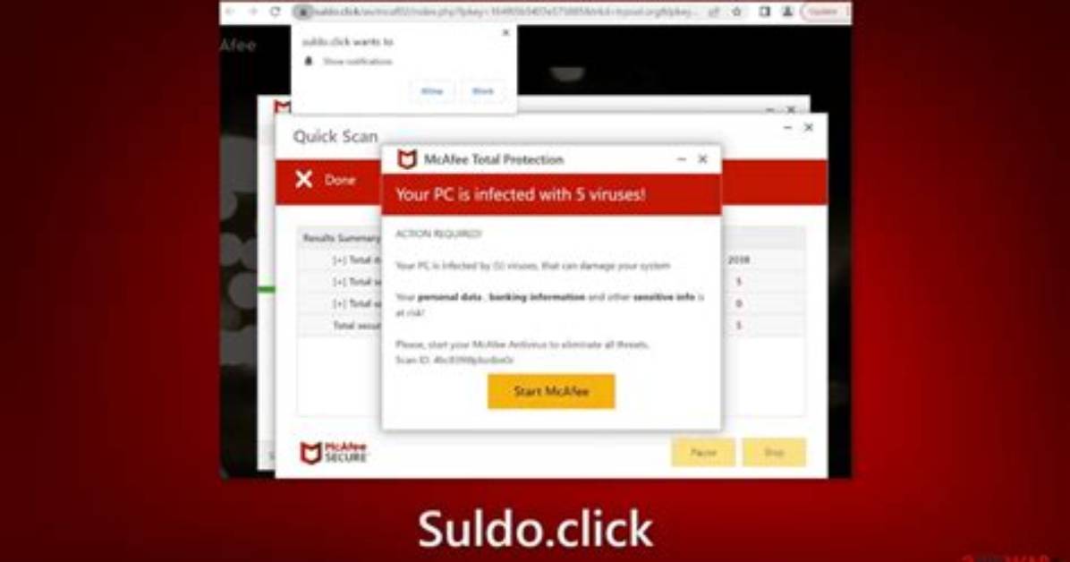 Remove Suldo. Click Virus — How to Fix Guide