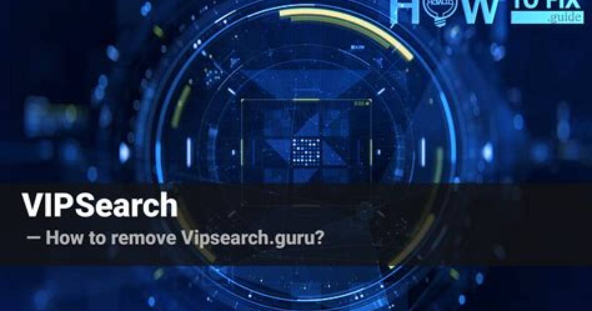 Remove Vipsearch Redirect — How to Fix Guide