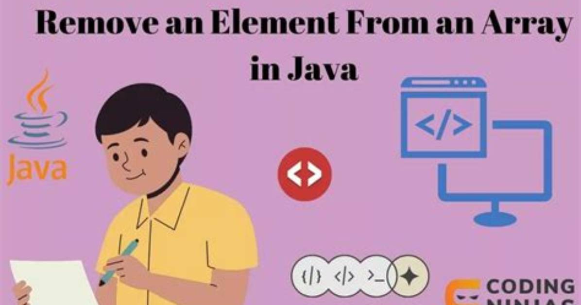 Removing an Element from an Array (Java) [Duplicate]