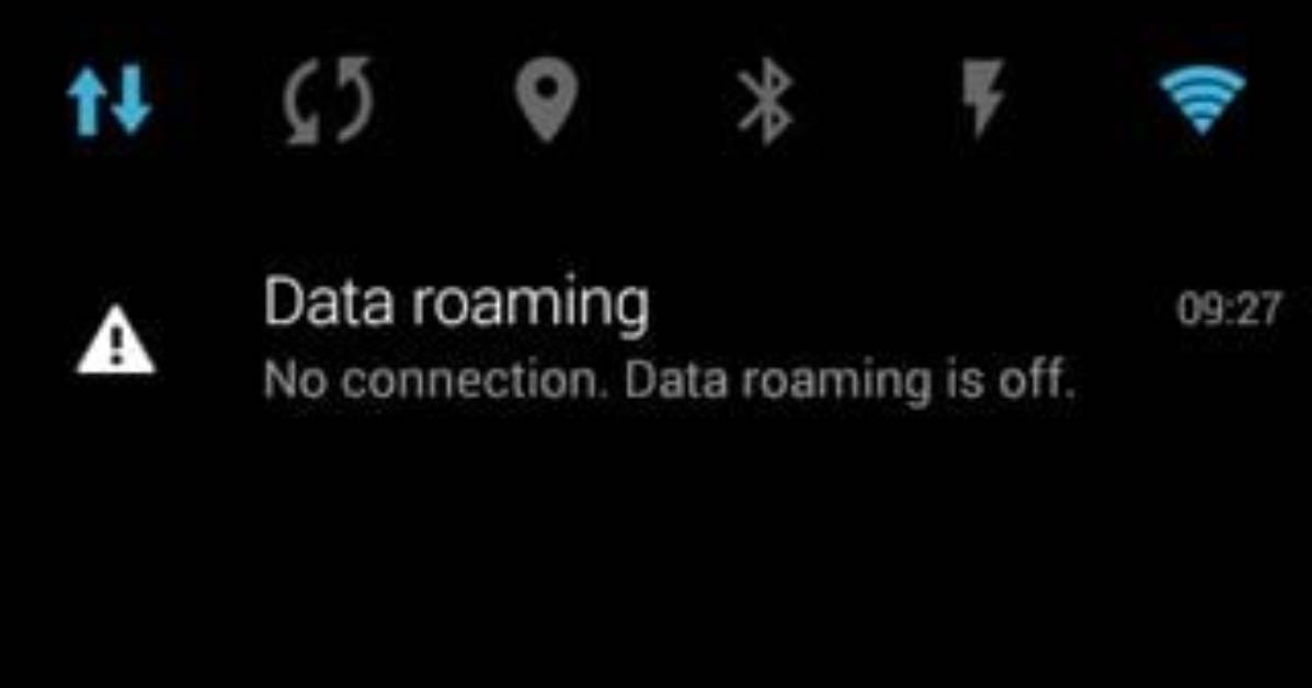 Removing Data Roaming Notification? | Android Central