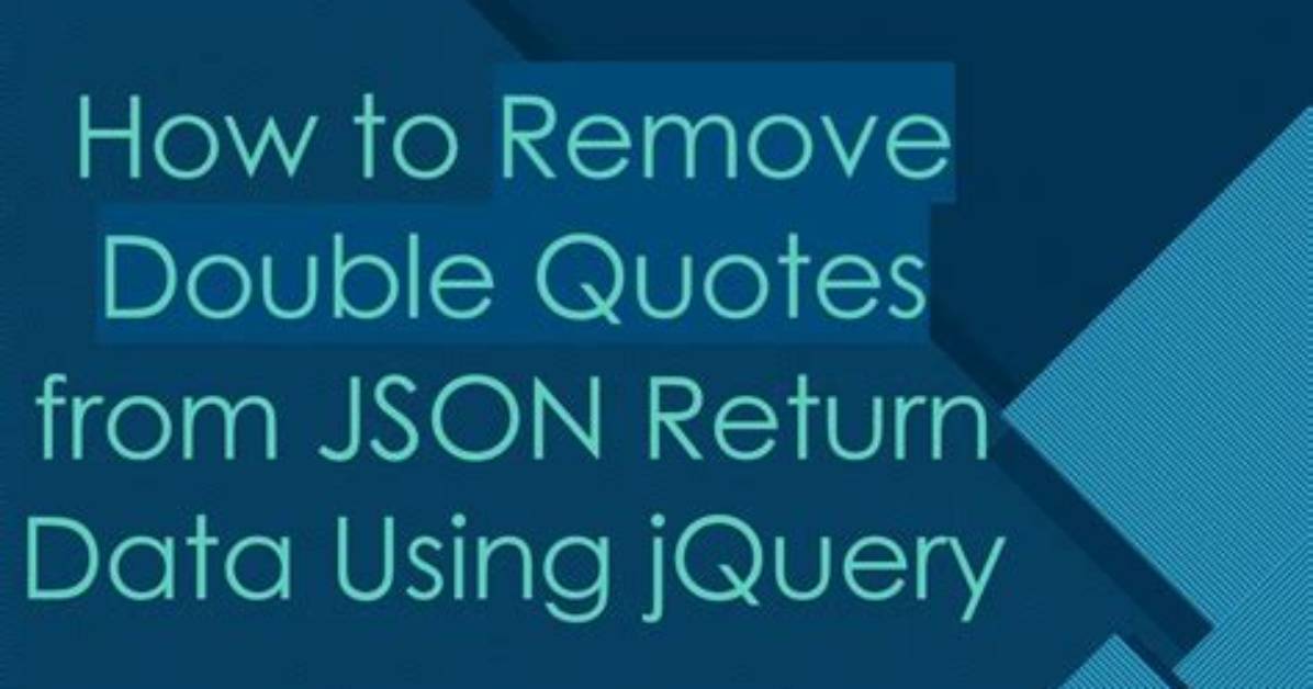 Removing Double Quotes from a String in Java [Closed]