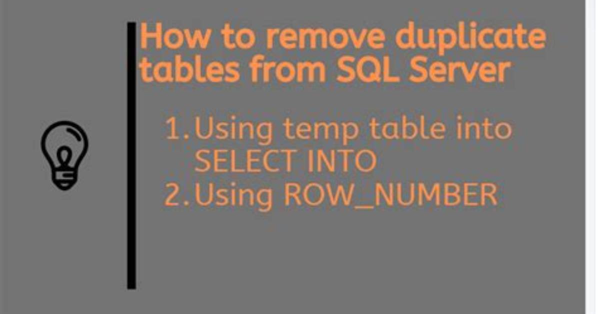 Removing Duplicate Rows from Table in Oracle